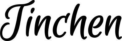 Vorschau des Bootsnamens "Tinchen" als Schriftzug für "Bootsbeschriftung Klassisch 105"