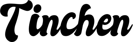 Vorschau des Bootsnamens "Tinchen" als Schriftzug für "Bootsbeschriftung Klassisch 41"