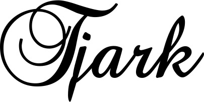 Vorschau des Bootsnamens "Tjark" als Schriftzug für "Bootsbeschriftung Klassisch 02-A"