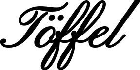 Vorschau des Bootsnamens "Töffel" als Schriftzug für "Bootsbeschriftung Klassisch 107"