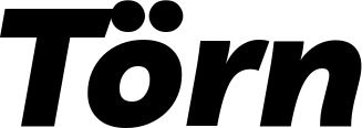 Vorschau des Bootsnamens "Törn" als Schriftzug für "Bootsbeschriftung Kursiv 06"
