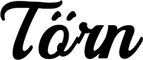 Vorschau des Bootsnamens "Törn" als Schriftzug für "Bootsbeschriftung Klassisch 86"