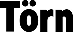 Vorschau des Bootsnamens "Törn" als Schriftzug für "Bootsbeschriftung Fett 24"