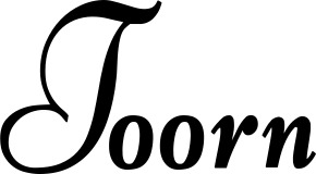 Vorschau des Bootsnamens "Toorn" als Schriftzug für "Style Klassisch 76"