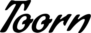 Vorschau des Bootsnamens "Toorn" als Schriftzug für "Bootsbeschriftung Klassisch 57"