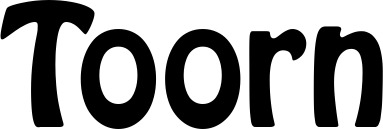 Vorschau des Bootsnamens "Toorn" als Schriftzug für "Bootsbeschriftung Fett 01"