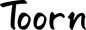 Vorschau des Bootsnamens "Toorn" als Schriftzug für "Style Klassisch 95"