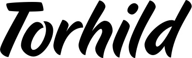 Vorschau des Bootsnamens "Torhild" als Schriftzug für "Bootsbeschriftung Klassisch 19"