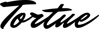 Vorschau des Bootsnamens "Tortue" als Schriftzug für "Bootsbeschriftung Klassisch 82"