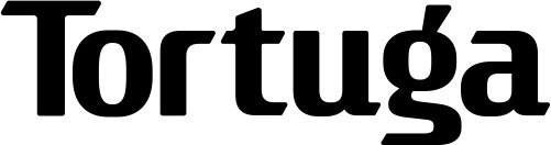 Vorschau des Bootsnamens "Tortuga" als Schriftzug für "Bootsbeschriftung Fett 22"
