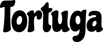 Vorschau des Bootsnamens "Tortuga" als Schriftzug für "Bootsbeschriftung Klassisch 53"