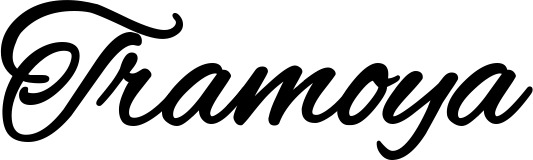 Vorschau des Bootsnamens "Tramoya" als Schriftzug für "Bootsbeschriftung Klassisch 35"