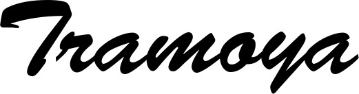 Vorschau des Bootsnamens "Tramoya" als Schriftzug für "Bootsbeschriftung Klassisch 03"