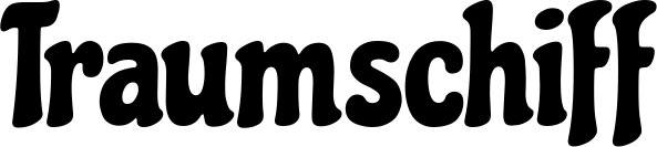 Vorschau des Bootsnamens "Traumschiff" als Schriftzug für "Bootsbeschriftung Klassisch 53"