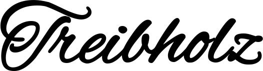 Vorschau des Bootsnamens "Treibholz" als Schriftzug für "Bootsbeschriftung Klassisch 35"