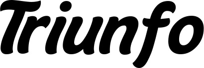 Vorschau des Bootsnamens "Triunfo" als Schriftzug für "Bootsbeschriftung Klassisch 14"