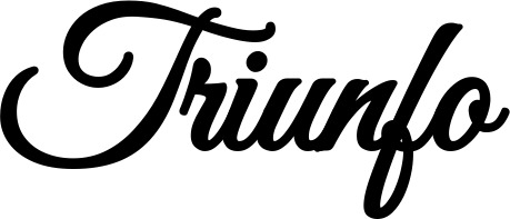 Vorschau des Bootsnamens "Triunfo" als Schriftzug für "Bootsbeschriftung Klassisch 68"