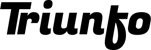 Vorschau des Bootsnamens "Triunfo" als Schriftzug für "Bootsbeschriftung Kursiv 04"