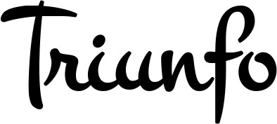 Vorschau des Bootsnamens "Triunfo" als Schriftzug für "Bootsbeschriftung Klassisch 81"