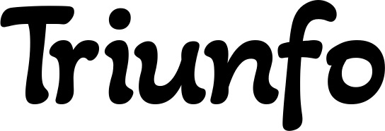 Vorschau des Bootsnamens "Triunfo" als Schriftzug für "Bootsbeschriftung Klassisch 103"