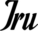 Vorschau des Bootsnamens "Tru" als Schriftzug für "Bootsbeschriftung Klassisch 93"