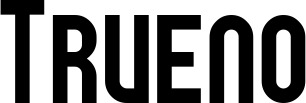 Vorschau des Bootsnamens "Trueno" als Schriftzug für "Bootsbeschriftung Neu 43"