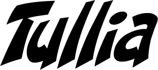Vorschau des Bootsnamens "Tullia" als Schriftzug für "Bootsbeschriftung Klassisch 31"