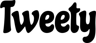 Vorschau des Bootsnamens "Tweety" als Schriftzug für "Bootsbeschriftung Neu 41"