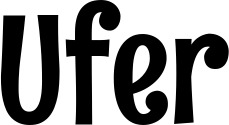 Vorschau des Bootsnamens "Ufer" als Schriftzug für "Bootsbeschriftung Neu 68"