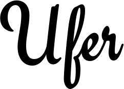 Vorschau des Bootsnamens "Ufer" als Schriftzug für "Bootsbeschriftung Klassisch 63"