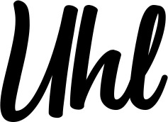 Vorschau des Bootsnamens "Uhl" als Schriftzug für "Bootsbeschriftung Klassisch 43"