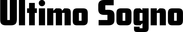 Vorschau des Bootsnamens "Ultimo Sogno" als Schriftzug für "Bootsbeschriftung Neu 11"