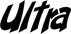 Vorschau des Bootsnamens "Ultra" als Schriftzug für "Bootsbeschriftung Klassisch 31"