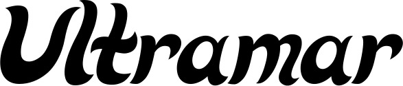 Vorschau des Bootsnamens "Ultramar" als Schriftzug für "Bootsbeschriftung Klassisch 33"