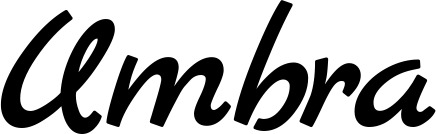 Vorschau des Bootsnamens "Umbra" als Schriftzug für "Bootsbeschriftung Klassisch 45"