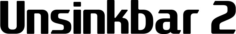 Vorschau des Bootsnamens "Unsinkbar 2" als Schriftzug für "Style Fett 22"