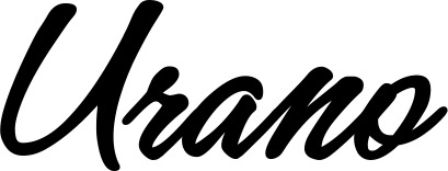 Vorschau des Bootsnamens "Urano" als Schriftzug für "Bootsbeschriftung Klassisch 71"