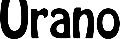 Vorschau des Bootsnamens "Urano" als Schriftzug für "Bootsbeschriftung Fett 01"