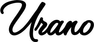 Vorschau des Bootsnamens "Urano" als Schriftzug für "Bootsbeschriftung Klassisch 111"