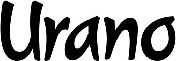 Vorschau des Bootsnamens "Urano" als Schriftzug für "Bootsbeschriftung Klassisch 72"