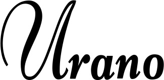 Vorschau des Bootsnamens "Urano" als Schriftzug für "Bootsbeschriftung Klassisch 76"