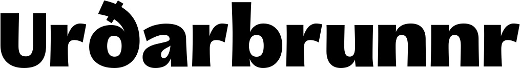 Vorschau des Bootsnamens "Urðarbrunnr" als Schriftzug für "Bootsbeschriftung Fett 05"