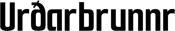 Vorschau des Bootsnamens "Urðarbrunnr" als Schriftzug für "Style Neu 69"