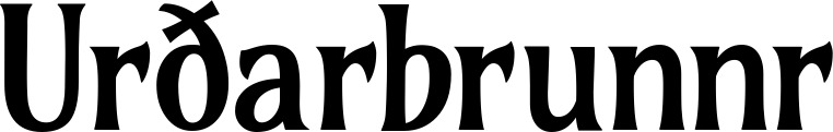 Vorschau des Bootsnamens "Urðarbrunnr" als Schriftzug für "Bootsbeschriftung Klassisch 36"