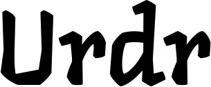 Vorschau des Bootsnamens "Urdr" als Schriftzug für "Bootsbeschriftung Neu 47"