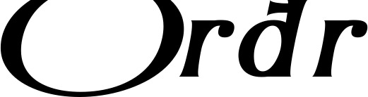 Vorschau des Bootsnamens "Urðr" als Schriftzug für "Bootsbeschriftung Neu 08"