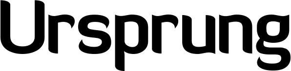Vorschau des Bootsnamens "Ursprung" als Schriftzug für "Bootsbeschriftung Normal 06"