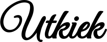 Vorschau des Bootsnamens "Utkiek" als Schriftzug für "Bootsbeschriftung Klassisch 68"