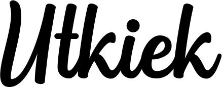 Vorschau des Bootsnamens "Utkiek" als Schriftzug für "Bootsbeschriftung Klassisch 43"