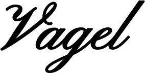 Vorschau des Bootsnamens "Vagel" als Schriftzug für "Bootsbeschriftung Klassisch 107"